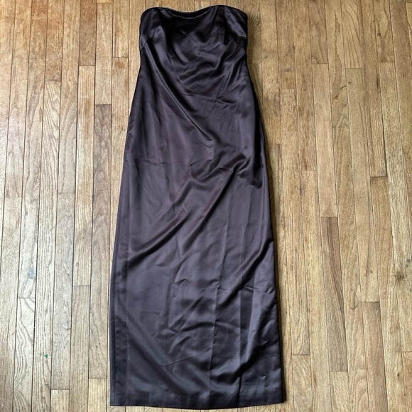 A.L.C. Dresses & Skirts - A.L.C. Elizabeth Burgundy Strapless Midi Dress Pockets Size 4 Formal Elegant NWT